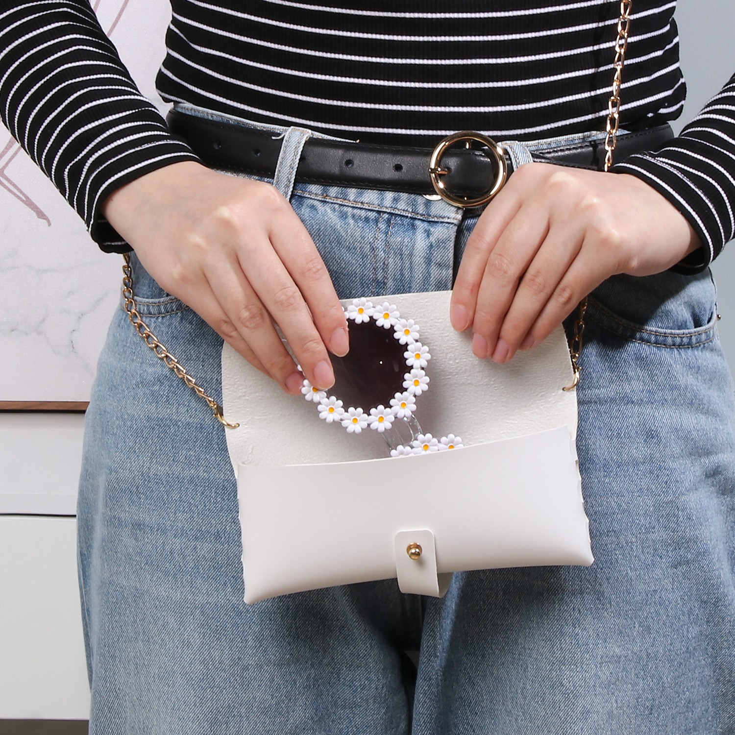 Kính Mát Tròn Chống Tia Uv400 Hình Hoa Cúc Nhiều Màu | BigBuy360 - bigbuy360.vn