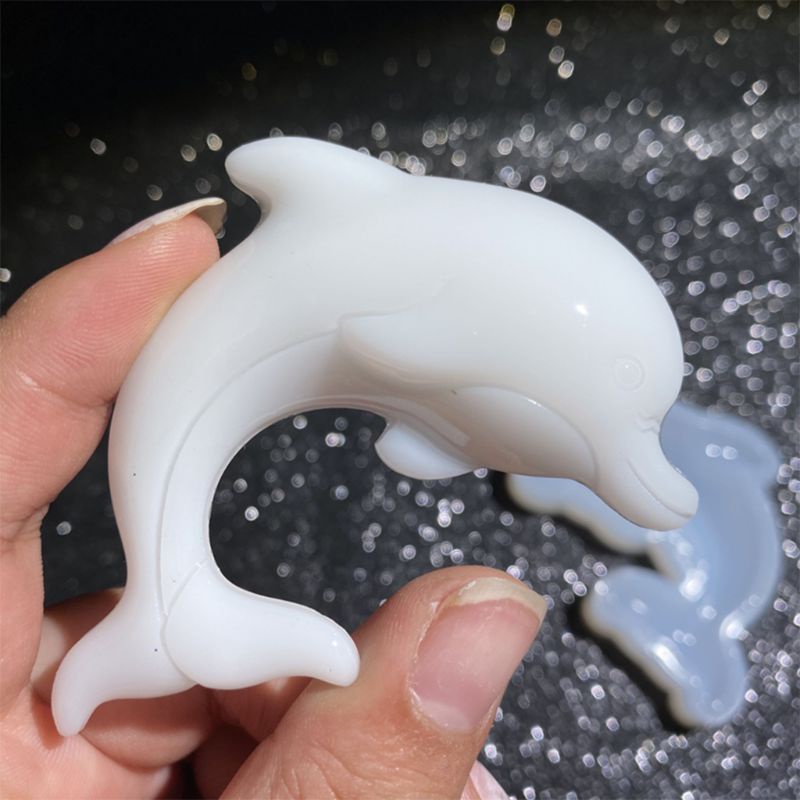 Khuôn Silicone Làm Mặt Dây Chuyền Hình Cá Heo