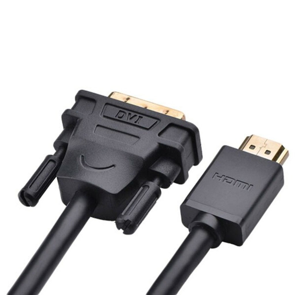 Cáp HDMI to DVI (24+1) dài 3m Ugreen10136 Cao Cấp_Bảo hành chính hãng 18 tháng