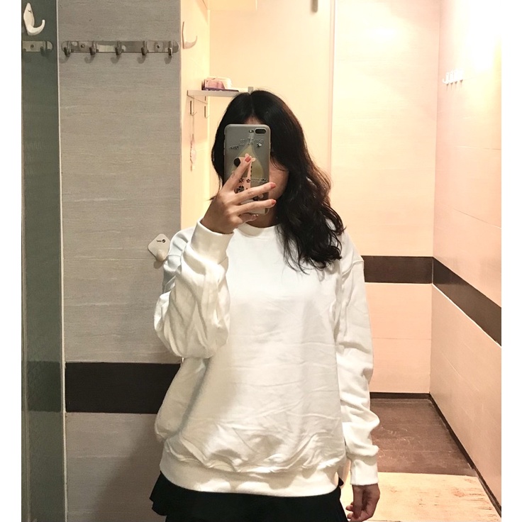 Áo Nỉ Dài Tay Xuất Hàn Form Rộng (Chất Đẹp) | BigBuy360 - bigbuy360.vn