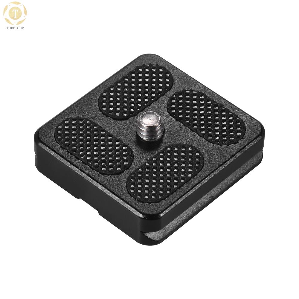 Shipped within 12 hours】 40*38mm Size Aluminum Alloy Universal Quick Release Plate D-40T QR Plate with 1/4 Inch Screw for Arca Swiss Benro Monopod Tripod Ball Head Camera Accessory Quick Release Plate [TO]