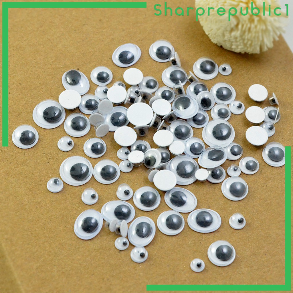 [shpre1] 700x Googly Eyes Self Adhesive Moving Eye for DIY Scrapbook Card Making Supplies