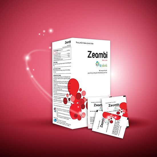 Men vi sinh Zeambi - Tăng cường sức khỏe đường tiêu hóa (Hộp 30 gói)