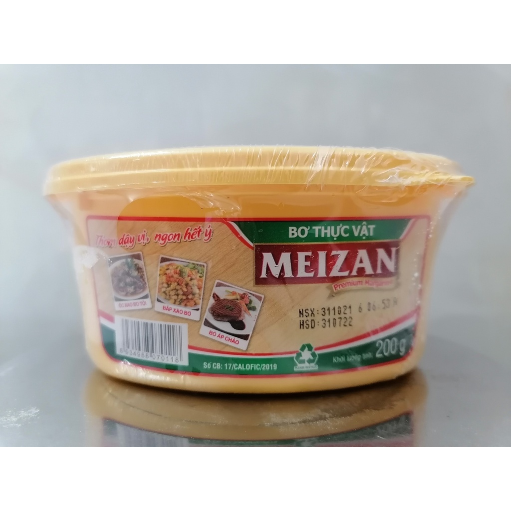 [Hộp 200g] BƠ THỰC VẬT [VN] MEIZAN Premium Margarine (halal)