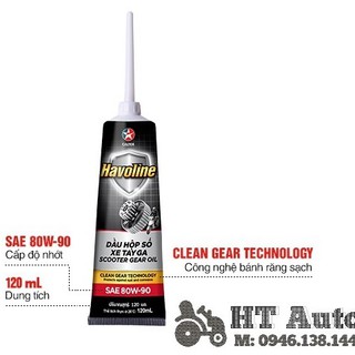 Dầu Nhớt Láp Xe Tay Ga Caltex Havoline Scooter Gear Plus 80W90 - Nhớt Hộp Số