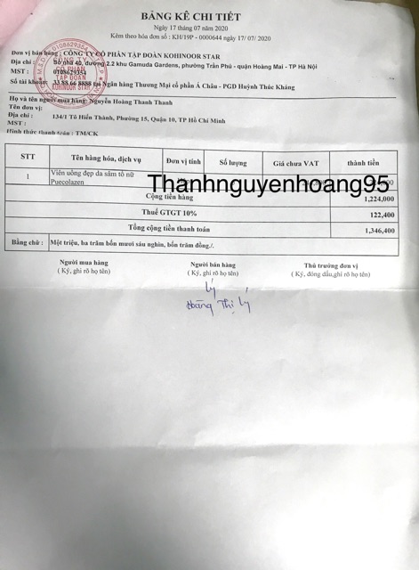 Hộp 3 lọ viên uống Sâm Tố Nữ Puecolazen