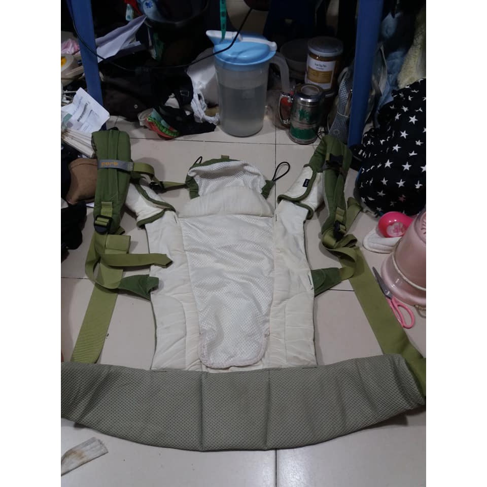 Địu trợ lực lưng lưói forb xanh lá cho bé ms10