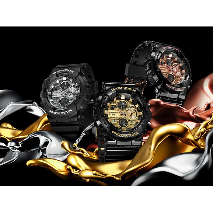 Đồng Hồ Casio Nam Dây Nhựa Chính Hãng GSHOCK GA-140GB-1A1DR