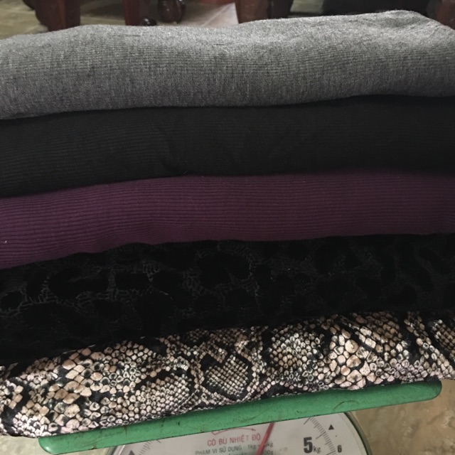 Vải nhung và cotton bozip