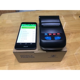 Máy in bill Bluetooth cầm tay mobile printer cho giao hàng Goviet, viettelpay, airpay