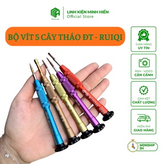 Bộ vít 5 cây, 5 đầu mở tất cả ốc iPhone & Samsung