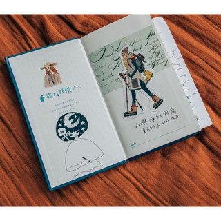 Sticker cô gái du lịch
