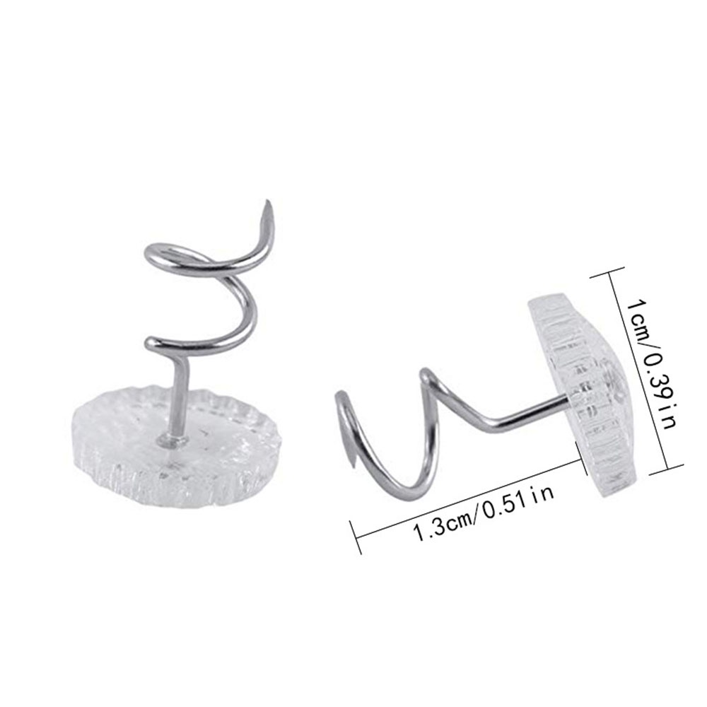 Set 20 Đinh Vít Trong Suốt Cố Định Ga Giường/Sofa/Ga Giường Chống Mài Mòn