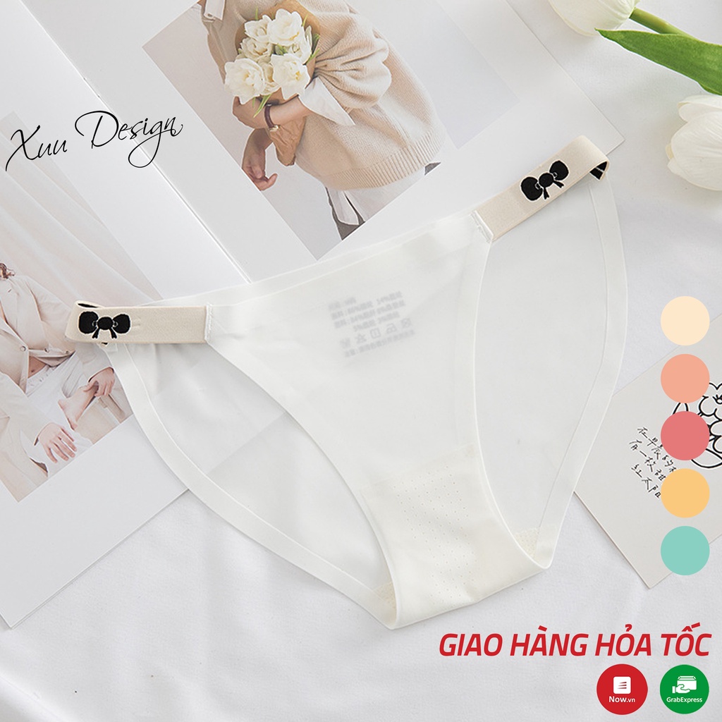 Quần lót nữ Xuu vải đúc su cao cấp cạp mảnh phối thun co dãn nâng mông tôn dáng - QC134