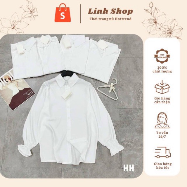 Áo sơ mi nữ❤️ 𝑯𝒐𝒕𝒕𝒓𝒆𝒏𝒅❤️ phom rộng kiểu dáng trẻ trung , mặc được 4 mùa