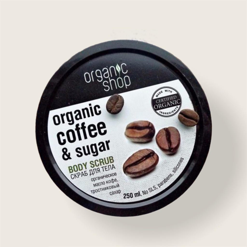 Tẩy Da Chết Toàn Thân Organic Coffee & Sugar Body Scrub 250ML | Hàng Chính Hãng CS33