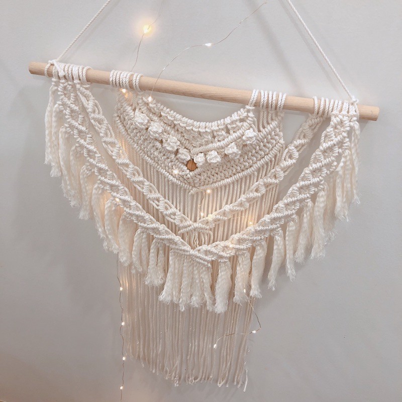 N4 mành treo tết macrame treo trang trang trí phòng dcor nội thất