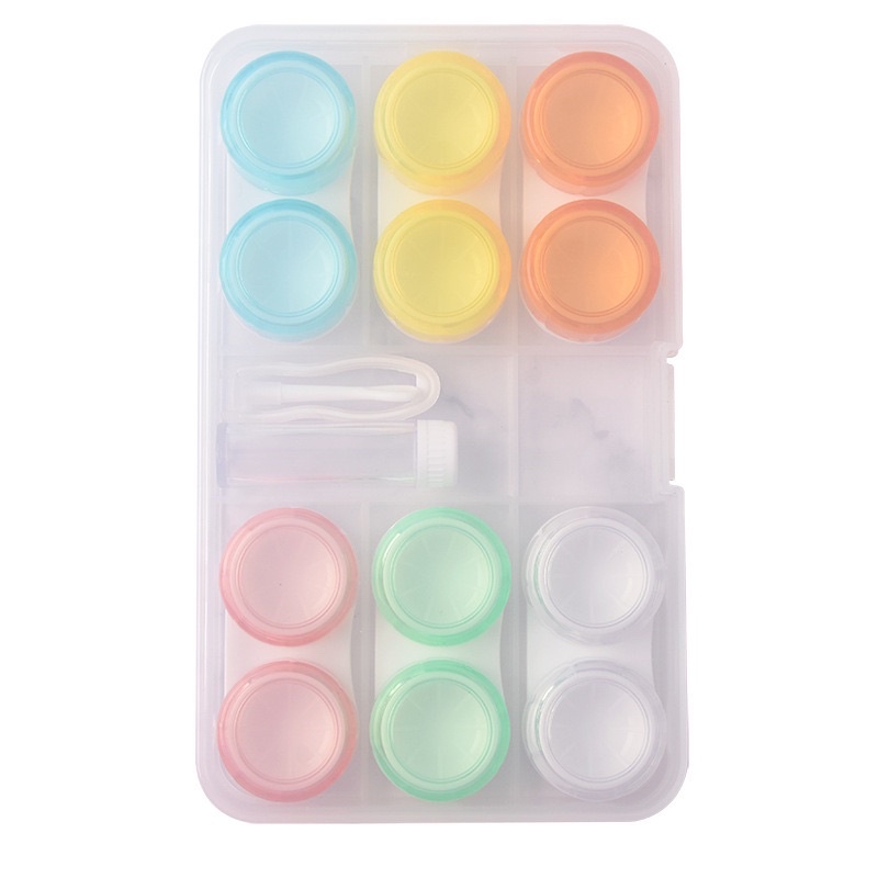 khay 6 ô đựng Lens 7 màu tươi