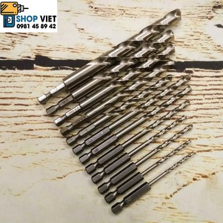 Bán lẻ mũi khoan cao cấp thép M35 chuôi lục giác phi 3-12mm