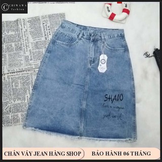 CHÂN VÁY JEAN CHỮ A - VÁY JEAN NỮ ĐẸP CTA03