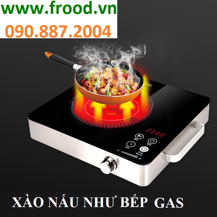 Bếp hồng ngoại cảm ứng cao cấp - Vỏ Inox - Công suất 2200w