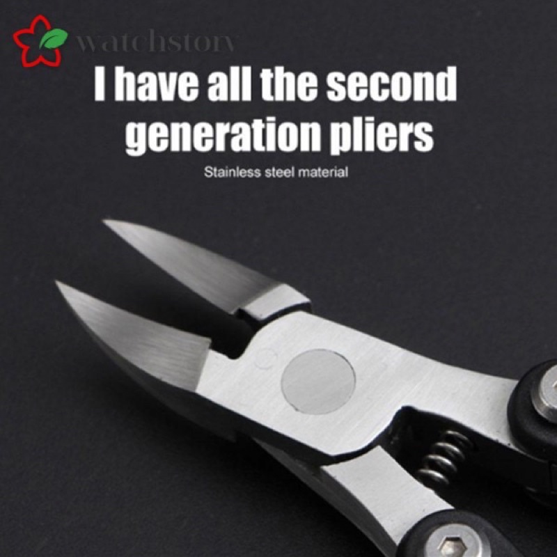 Kềm bấm móng đa năng ,kìm  bấm móng  3in1 gấp gọn tiện lợi chất liệu thép không rỉ sét sắc bền đẹp