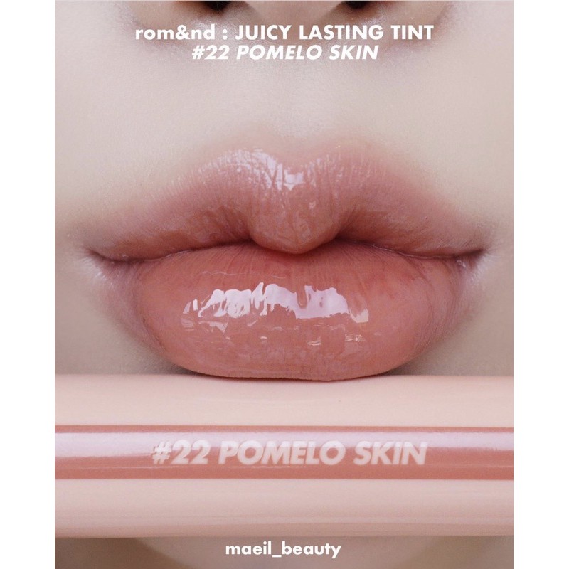 [Màu 22-25]Son tint bóng Romand Juicy Lasting