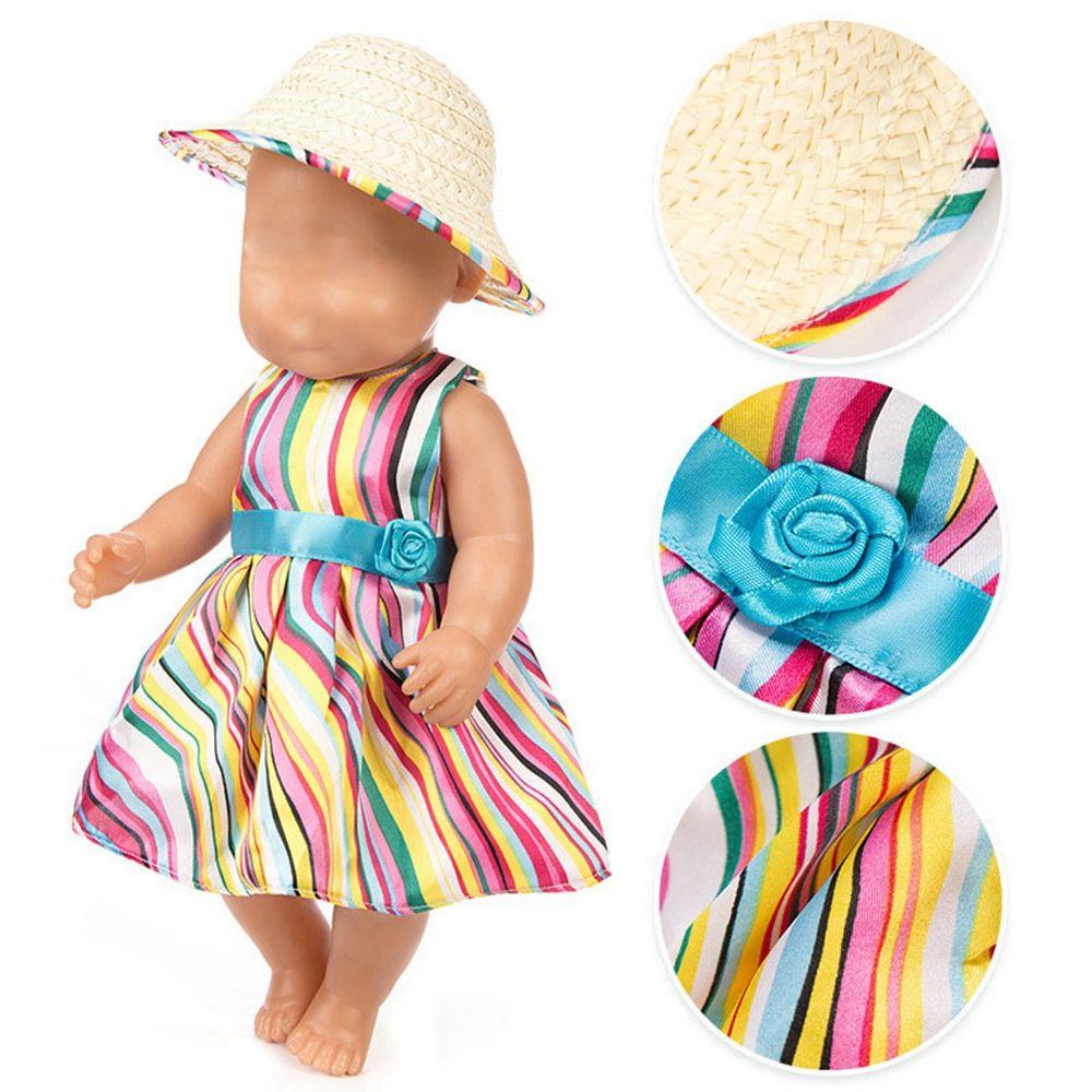 ORIENTLII Đầm Búp Bê Thời Trang Xinh Xắn 18 Inch