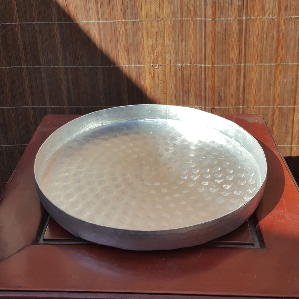 Mẹt đựng combo đồ ăn nhà hàng Nakin bằng nhôm dễ vệ sinh