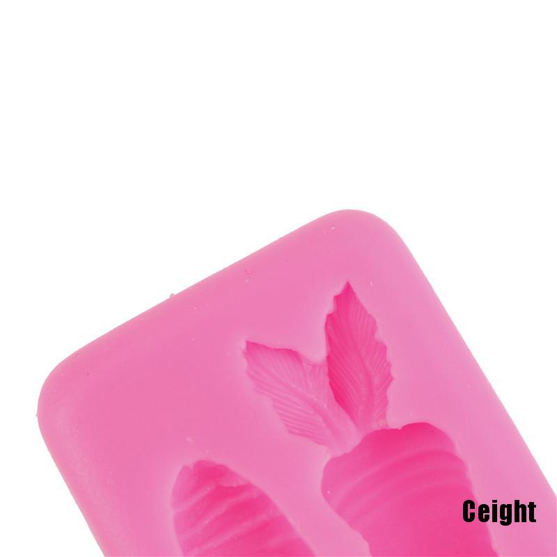 Khuôn Silicone Tạo Hình Củ Cà Rốt Trang Trí Tiện Dụng
