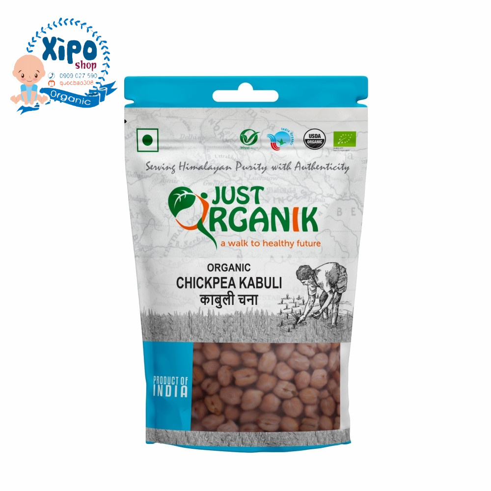 Đậu Gà Hữu Cơ Just Organik 500g