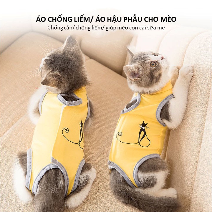 Áo Chống Liếm/ Hậu Phẫu Cho Chó Mèo - MIAOCAT