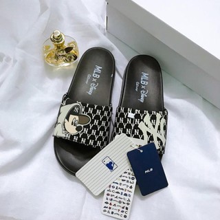[Bản 11] Dép Quai Ngang 𝗠𝗟𝗕 𝗡𝗬 nam, Dép lê 𝗠𝗟𝗕 𝗡𝗬 Mickey Black - Ts store dép