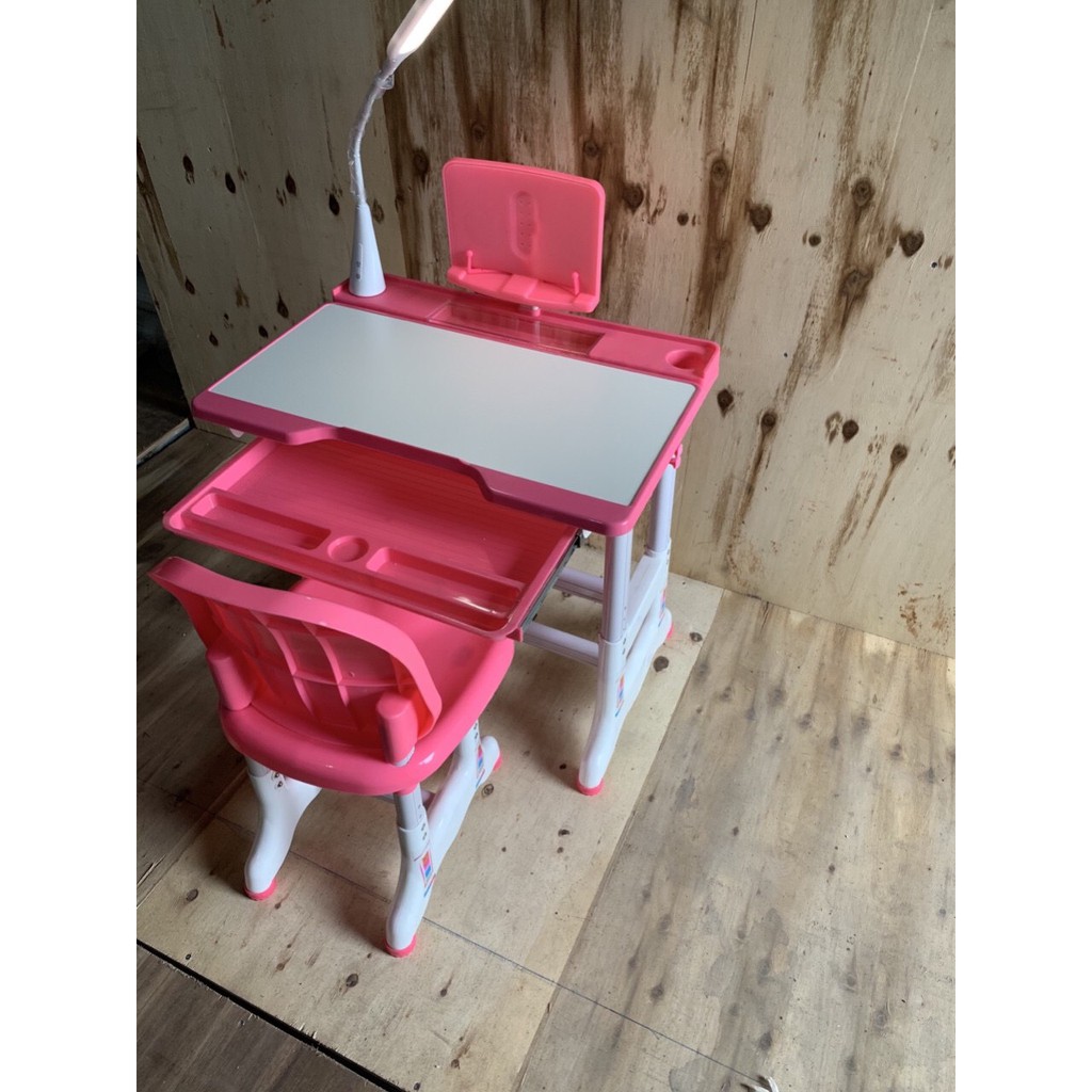 [TẶNG ĐÈN] Bàn học sinh thông minh RIBO HOUSE bàn học chỉnh nghiêng bàn, độ cao, chống gù chống cận - Hồng RIBO104 | BigBuy360 - bigbuy360.vn