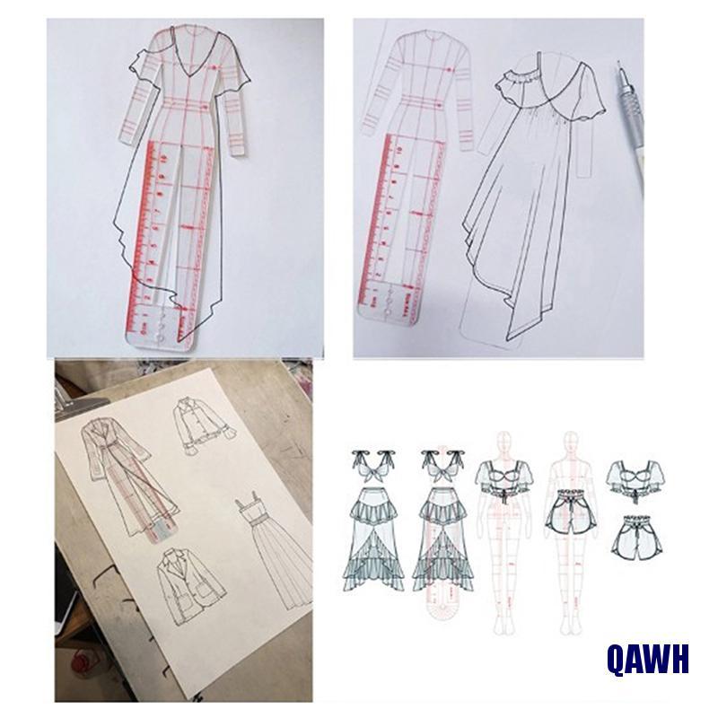Thước vẽ dáng người chuyên dụng trong thiết kế thời trang (QAWH)