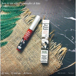 Son MEET MATT(E) HUGHES LONG LASTING LIQUID LIPSTICK – The Balm