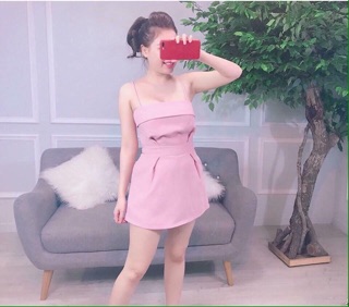Jumpsuit ngắn 2 dây
