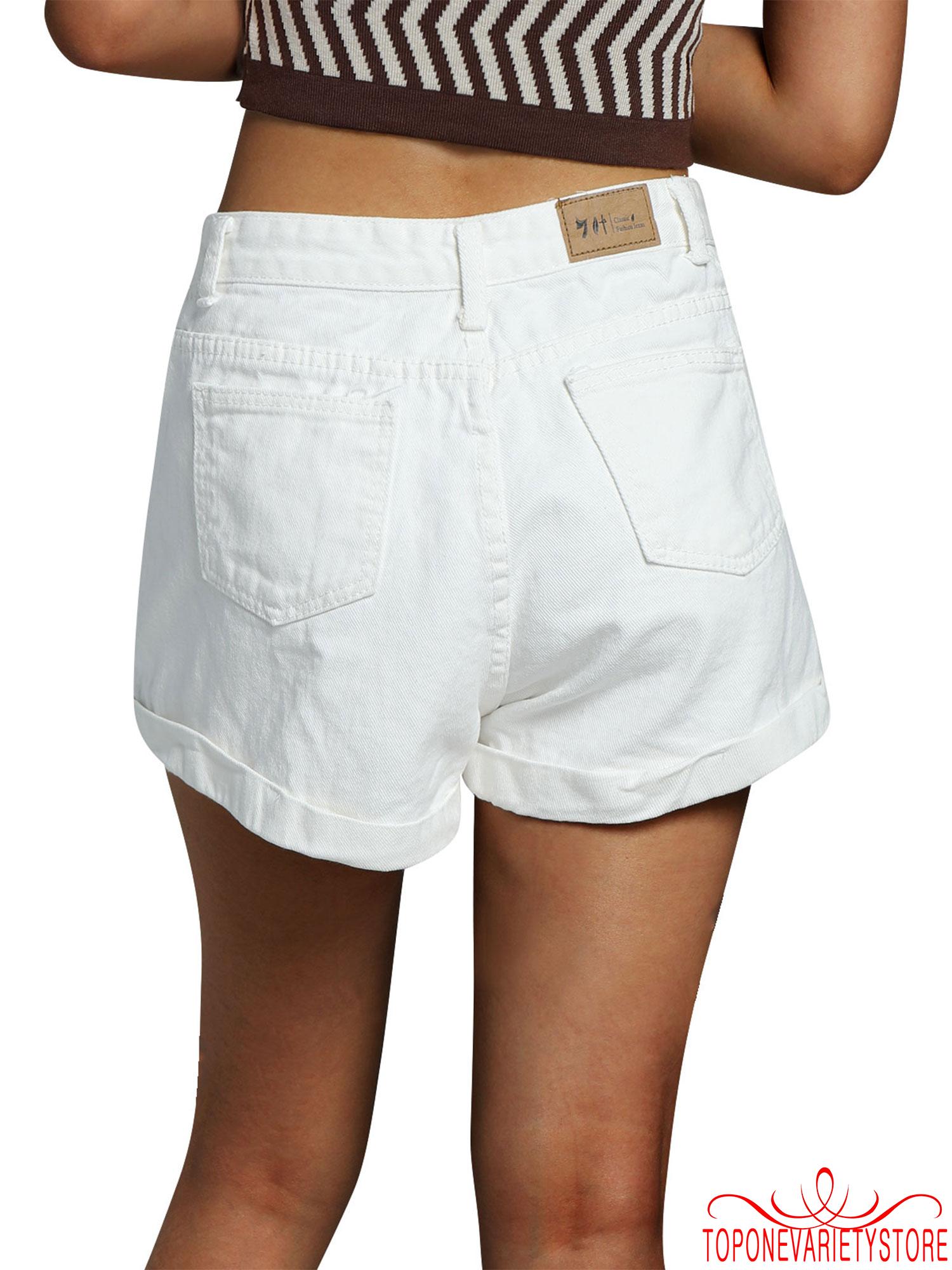 Quần Short Nữ Jeans Denim Lưng Cao Thời Trang Hàn | BigBuy360 - bigbuy360.vn