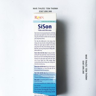 Xịt mũi Sison tinh dầu đại bi