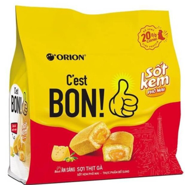 Bánh Ăn Sáng C'est Bon Orion Sợi Thịt Gà ( 5 gói / Bịch)