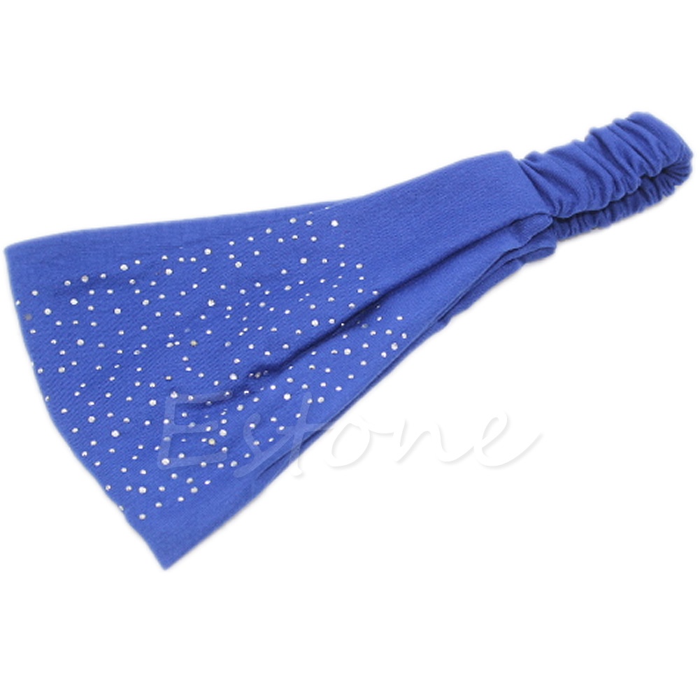 Khăn Turban Mềm Mại Đính Đá Thời Trang Cho Nữ
