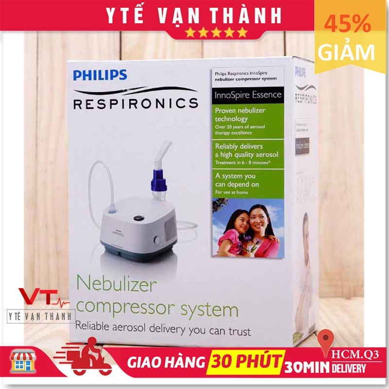 ✅ Máy Xông Khí Dung Mũi Họng: Philips Innospire Essence 1.5kg - VT0515