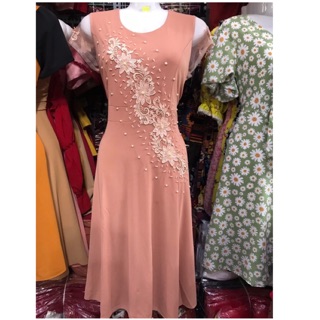 Đầm dạ hội dự tiệc trung niên dáng lửng M07