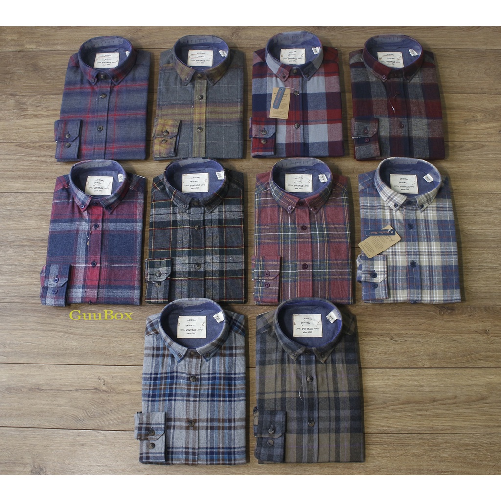 Sơ mi flannel mùa thu
