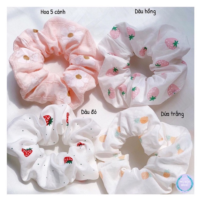 Chun SCRUNCHIES Hoa Quả