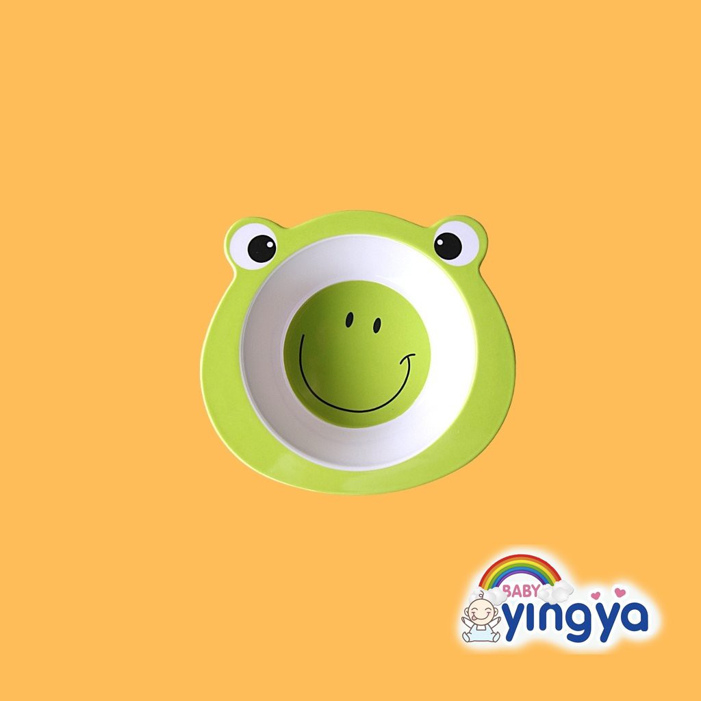 Bát ăn dặm cho bé hình thú cưng, chất liệu sợi tre, chịu nhiệt cao, không độc hại - Bimyingya2021