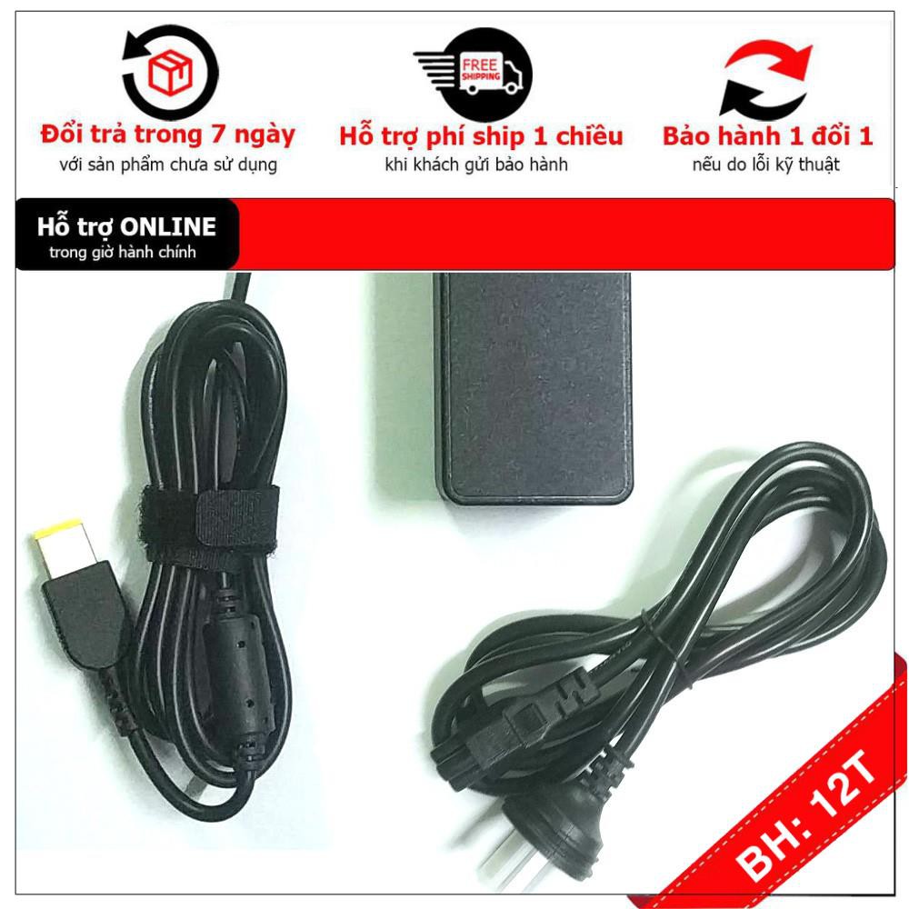 [BH12TH] [- Sạc cho Laptop Lenovo G50-30 G50-45 G50-70 20V 2.25A chân cắm vuông USB