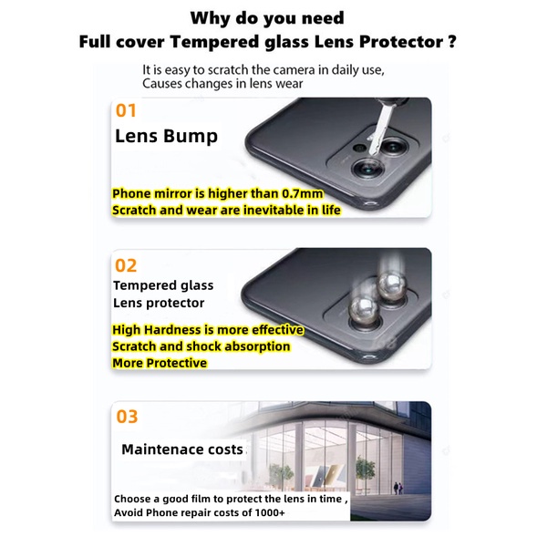 Kính Cường Lực Bảo Vệ Camera Sau Điện Thoại OPPO Reno 8Z 7Z 5G Reno 8 7 Pro 5G Reno 8 7 5G