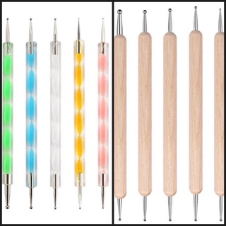 Set bút chấm bi vẽ nail , bộ bút 5 cây dùng để trang trí móng