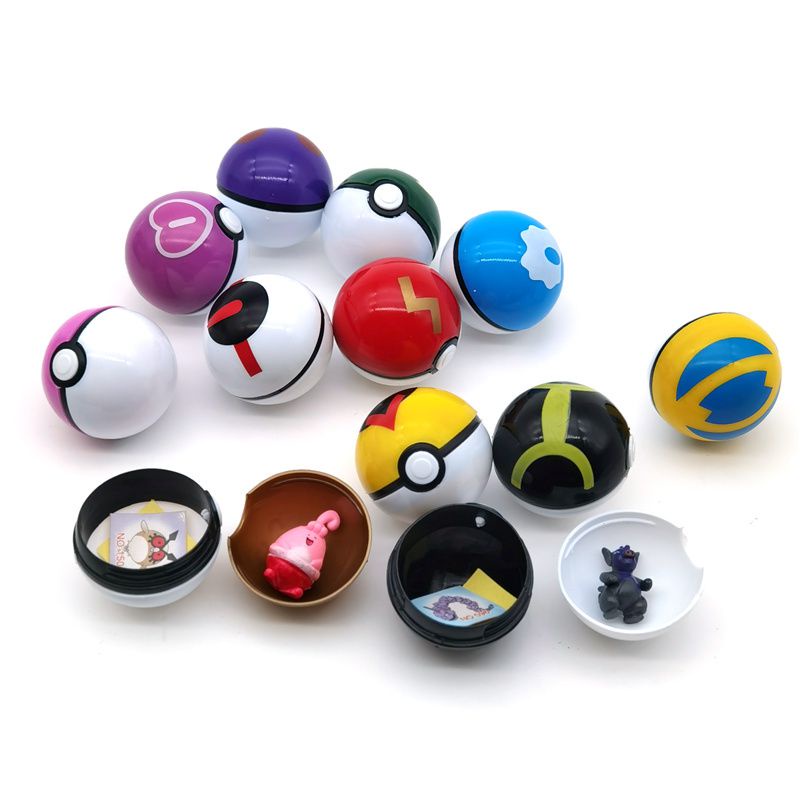Set 12 đồ chơi quả bóng Pokemon Go làm quà tặng giáng sinh cho trẻ em